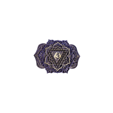  Mandala csakra - Homlokcsakra, Ajna grafika, keretezett kép