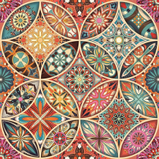 Mandala kirakó 1023 darabbal puzzle, kirakós