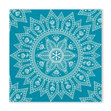  Mandala Petrol White szalvéta 20 db-os, 33x33 cm FSC party kellék