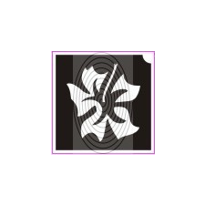 Mandevilla virág (csss0031) csillámtetoválás