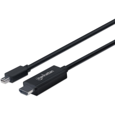MANHATTAN 153232 video átalakító kábel 1,8 M Mini DisplayPort HDMI A-típus (Standard) Fekete (153232) kábel és adapter