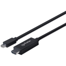 MANHATTAN 153287 video átalakító kábel 1,8 M Mini DisplayPort HDMI A-típus (Standard) Fekete (153287) kábel és adapter