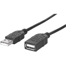 MANHATTAN 308519 USB kábel 1 M USB 2.0 USB A Fekete (308519) kábel és adapter
