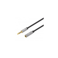 MANHATTAN 356046 audio kábel 3 M 3.5mm Fekete, Ezüst (356046) kábel és adapter