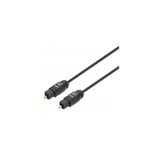 MANHATTAN 356091 száloptikás kábel 5 M TOSLINK Fekete (356091) kábel és adapter