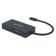 MANHATTAN Adapter, USB-C, DVI-I/HDMI/VGA, MANHATTAN kábel és adapter