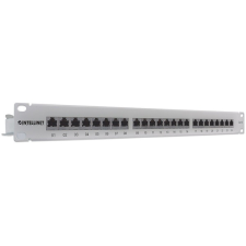 MANHATTAN - CAT6 FTP árnyékolt patch panel, 24 portos, 1U - 720014 egyéb hálózati eszköz