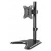 MANHATTAN Desk Mount for TV &amp; Monitors, Stand Assembly, Tilt/Swivel/Rotation, For screens 10" to 27", VESA compatability: 75x75 and 100x100mm - check the dimensions of the four mounting holes on back of screen to ensure it fits, Max 7kg, Black,