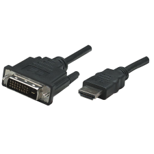 MANHATTAN HDMI - DVI-D kábel 1m fekete (372503) (372503) kábel és adapter