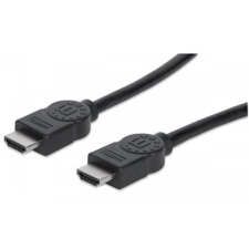 MANHATTAN HDMI kábel, 2 m, ethernet, MANHATTAN kábel és adapter