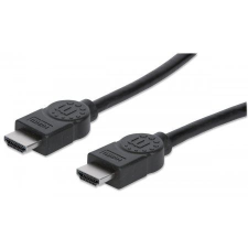 MANHATTAN High Speed HDMI Ethernet kábel 3m fekete (323222) (323222) kábel és adapter