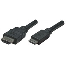 MANHATTAN kábel HDMI (Male) - mini HDMI (Male)1.8m fekete (304955) kábel és adapter