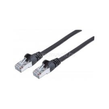 MANHATTAN Kábel - SFTP Patch (RJ45 to RJ45, Cat7 600Mhz, LSOH, 100% réz, 1m, Fekete) (MANHATTAN_740685) kábel és adapter