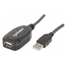 MANHATTAN USB 2.0 aktív hosszabító kábel 20m (150958) (150958) kábel és adapter