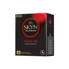 Manix Skyn Intense Feel - latexmentes, gyöngyös, vegán óvszer  Kiszerelés: 36 db (04146030000) óvszer