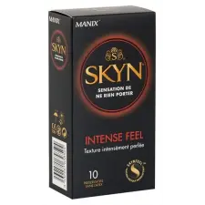  Manix SKYN Intense - latex-mentes, gyöngyös óvszer óvszer