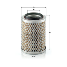 MANN FILTER C 1396 Levegőszűrő, C1396 levegőszűrő