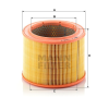 MANN FILTER C 1760/1 Levegőszűrő, C1760/1