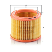 MANN FILTER C 1760 Levegőszűrő, C1760 levegőszűrő