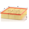 MANN FILTER MANN FILTER C 32 338 Levegőszűrő, C32338