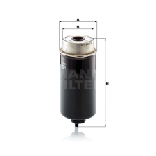 MANN FILTER Üzemanyagszűrő 565WK8161 - Ingersoll-Rand üzemanyagszűrő