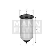 MANN-FILTER Üzemanyagszűrő MANN-FILTER WK12002 - Dynapac üzemanyagszűrő