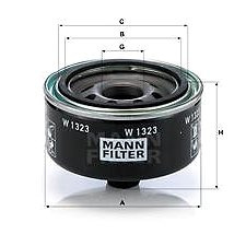 MANN-FILTER W1323 autóalkatrész