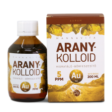 Mannavita Aranykolloid 5 PPM, 200ml - DOBOZOS + 50 ml pumpás üveg city kerékpár