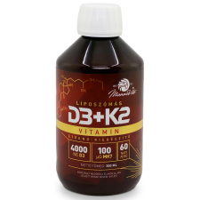 MannaVita Liposzómás D3 + K2 (MK-7) Forte ital, 300 ml vitamin és táplálékkiegészítő