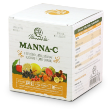 MannaVita MANNA-C étrend-kiegészítő, 230g vitamin és táplálékkiegészítő