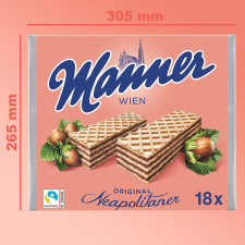  Manner Original Neapolitaner ostya ajándékcsomag 1350g csokoládé és édesség