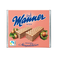 Manner Töltött ostya MANNER mogyorós 75g csokoládé és édesség
