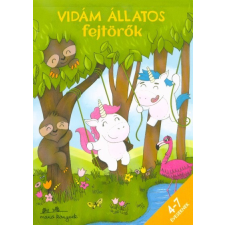 Manó Könyvek Vidám állatos fejtörők 4-7 éveseknek gyermek- és ifjúsági könyv