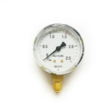  Manométer átm 63mm Acetilén 2.5/1.5bar hegesztés