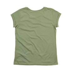 Mantis Női csapott ujjú organikus póló Mantis Women's Organic Roll Sleeve T XL, Világos oliva zöld