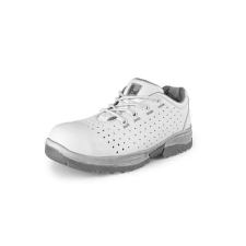 Manutan Alacsony csizma LINDEN O1, perforált, fehér, 38-as méret munkavédelmi cipő