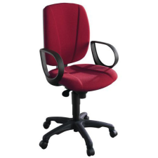 Manutan Astral irodai szék karfával, piros forgószék