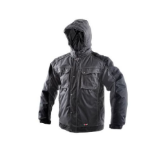 Manutan CXS IRVINE kabát, téli, férfi, szürke-fekete, 3XL-es méret