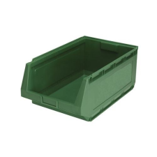 Manutan műanyag doboz 25 x 36,3 x 58 cm, zöld kerti tárolás