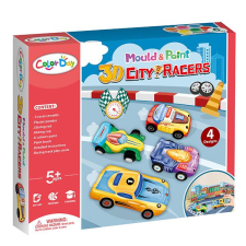 Manyuk Toys Csináld magad városi versenyautók gipszöntő szett kreatív és készségfejlesztő