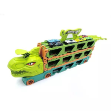 Manyuk Toys Dinó formájú autókatapult kamion autópálya és játékautó