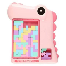 Manyuk Toys Dinoszaurusz formájú tetrisz játéktábla - Pink társasjáték