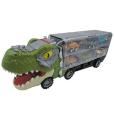 Manyuk Toys Dinoszaurusz járműszállító autó - 44 cm autópálya és játékautó