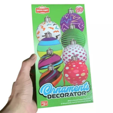 Manyuk Toys Festhető karácsonyi díszek - 8 db-os kreatív és készségfejlesztő