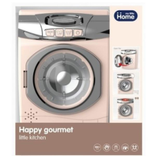 Manyuk Toys Happy Gourmet: Játék mosógép - bézs házimunka