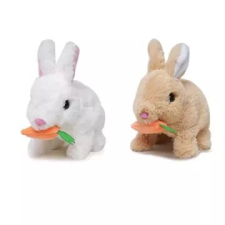 Manyuk Toys Interaktív nyuszi hordozóban, 17 cm - többféle plüssfigura