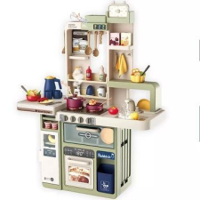 Manyuk Toys Játékkonyha szett kiegészítőkkel - szürke konyhakészlet