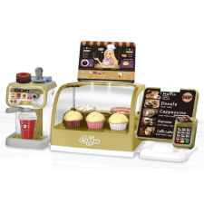 Manyuk Toys Kávé- és desszertrendelő pult kávéfőzővel konyhakészlet