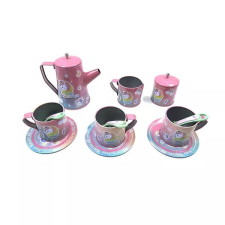 Manyuk Toys Teázó készlet fémből, unikornis mintával konyhakészlet