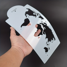 Map Shape tortasablon, tortadíszítő sablon forma sütés és főzés